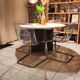4 vintage transparent chairs 1990