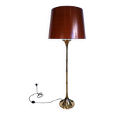 Brass Bamboo brass floor lamp by Ingo Maurer for Design M, Germany 1960s