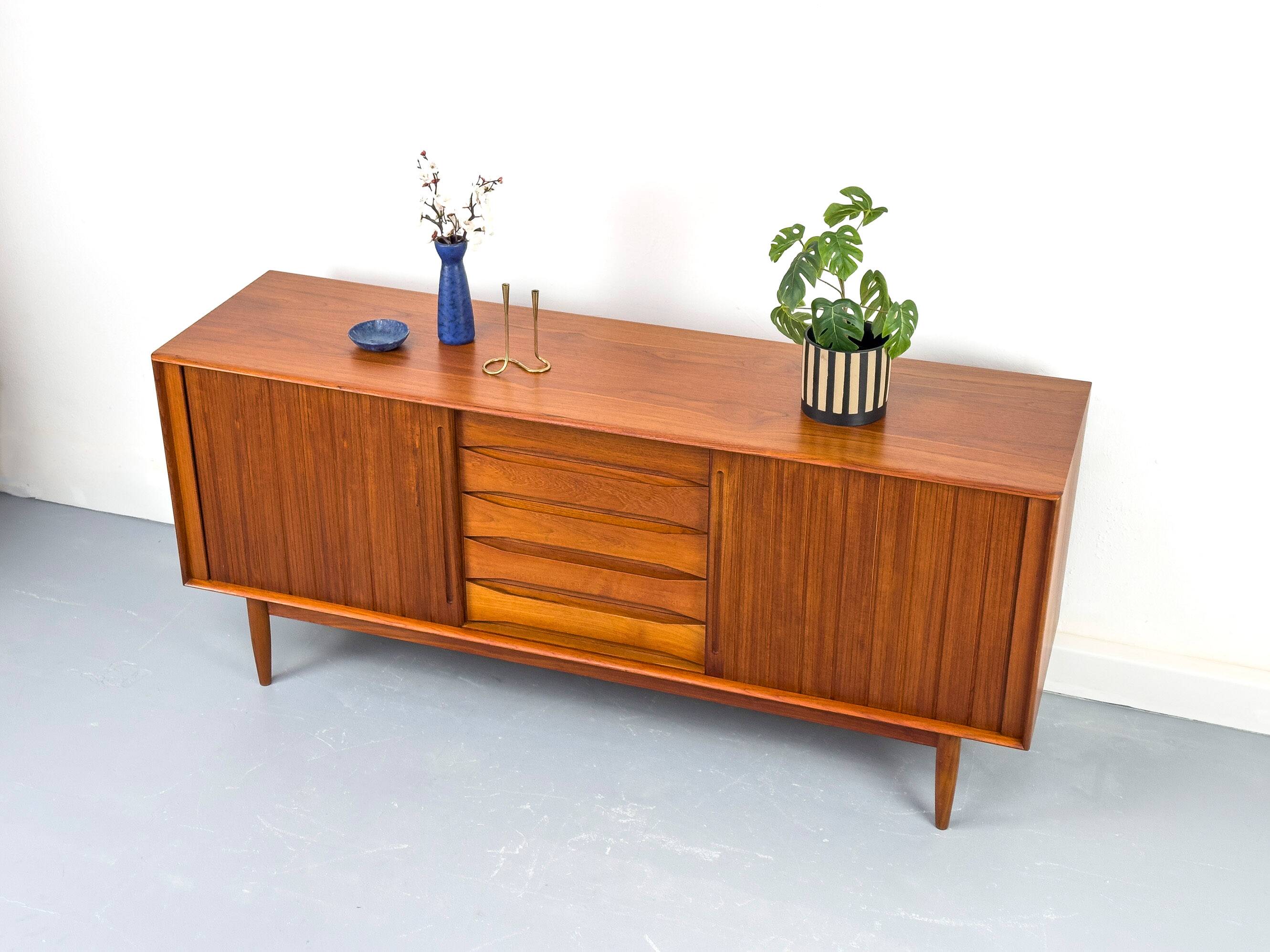 Danish Teak Sideboard by Johannes Aasbjerg, 1960s