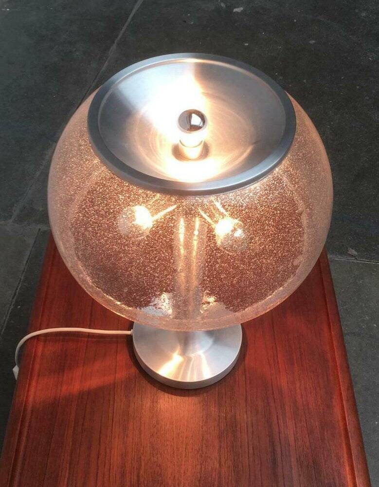 Swiss mushroom table lamp in space age style from the 1960s by Temde.