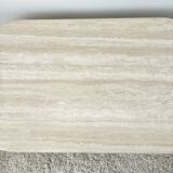 Travertine coffee table