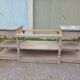 Grand meuble style drapier en bois et zinc