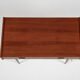 Midcentury danish compact desk with 2 drawers in teak 1960s