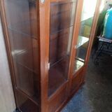 Vitrine empire 2 porte bois ep 1940/50