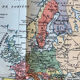 Very large Foldex world map - coloured world map 104x74cm