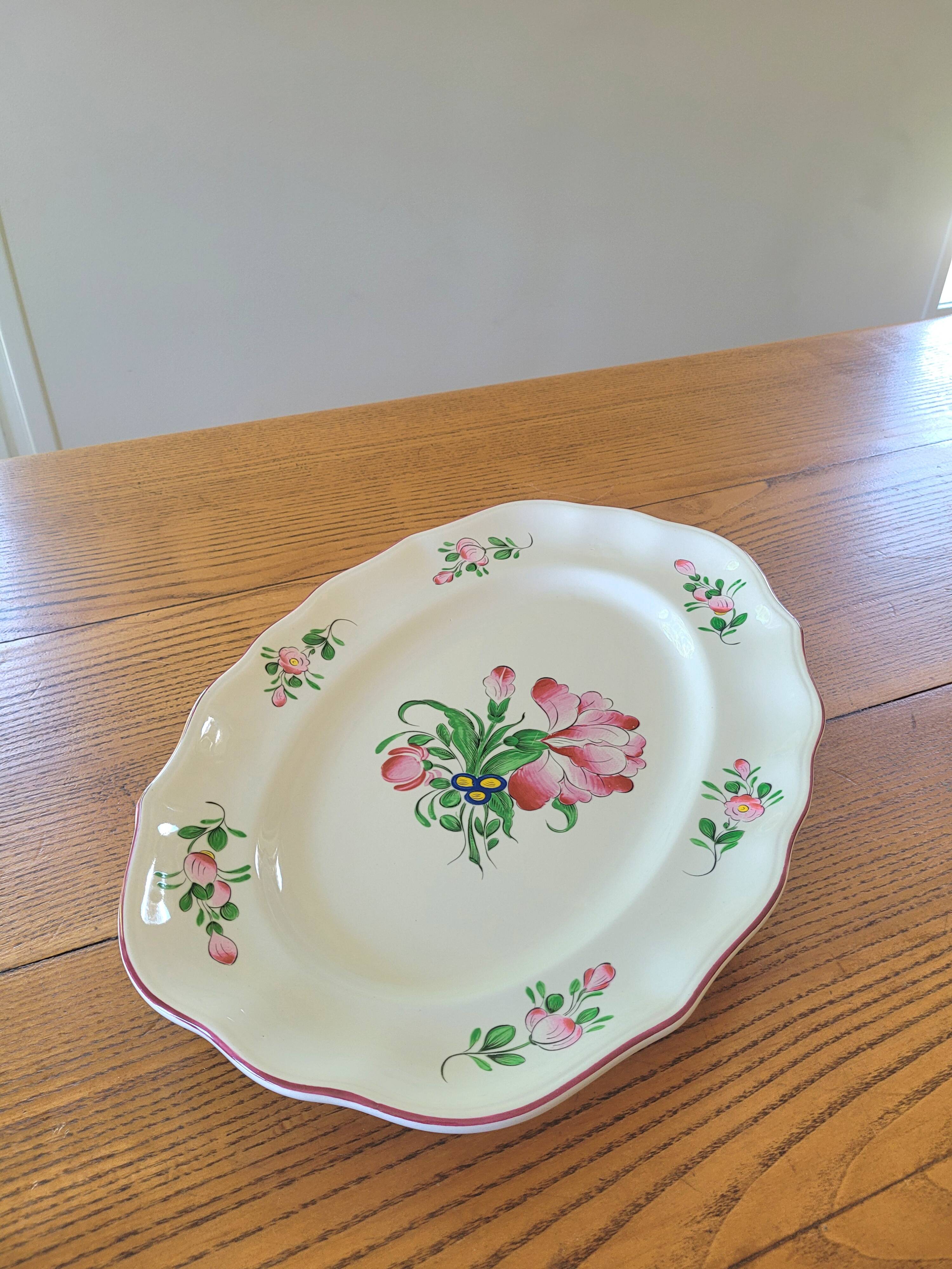 Large earthenware dish "Streetlight" St. Clement