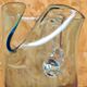 Carafe en verre soufflé