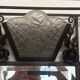 Art deco wrought iron coat rack and Degue lamp