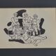 Fernand Léger – Framed typographic reproduction, gilded frame, 28 x 22 cm
