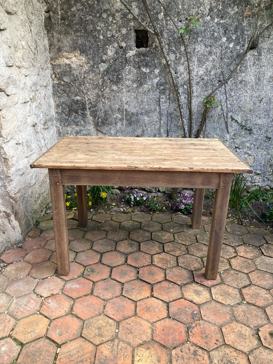 Old farmhouse table
