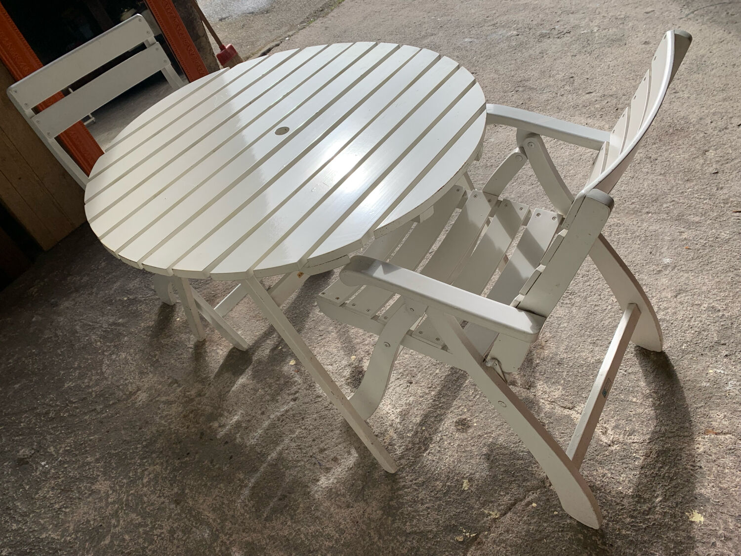 1950s garden furniture for 2 to 4 people