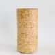 Vintage ceramic vase wood effect