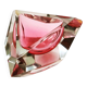 1960s Pink Multifaceted Triangular Ashtray or Catch-all in Murano Glas