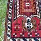Old oriental carpet. wool made hands. ( 190 x 112 )