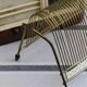 Gold metal vinyl holder