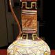 Large glazed ceramic vase from the 60s/70s Italian design by Mamma Ró Lucca