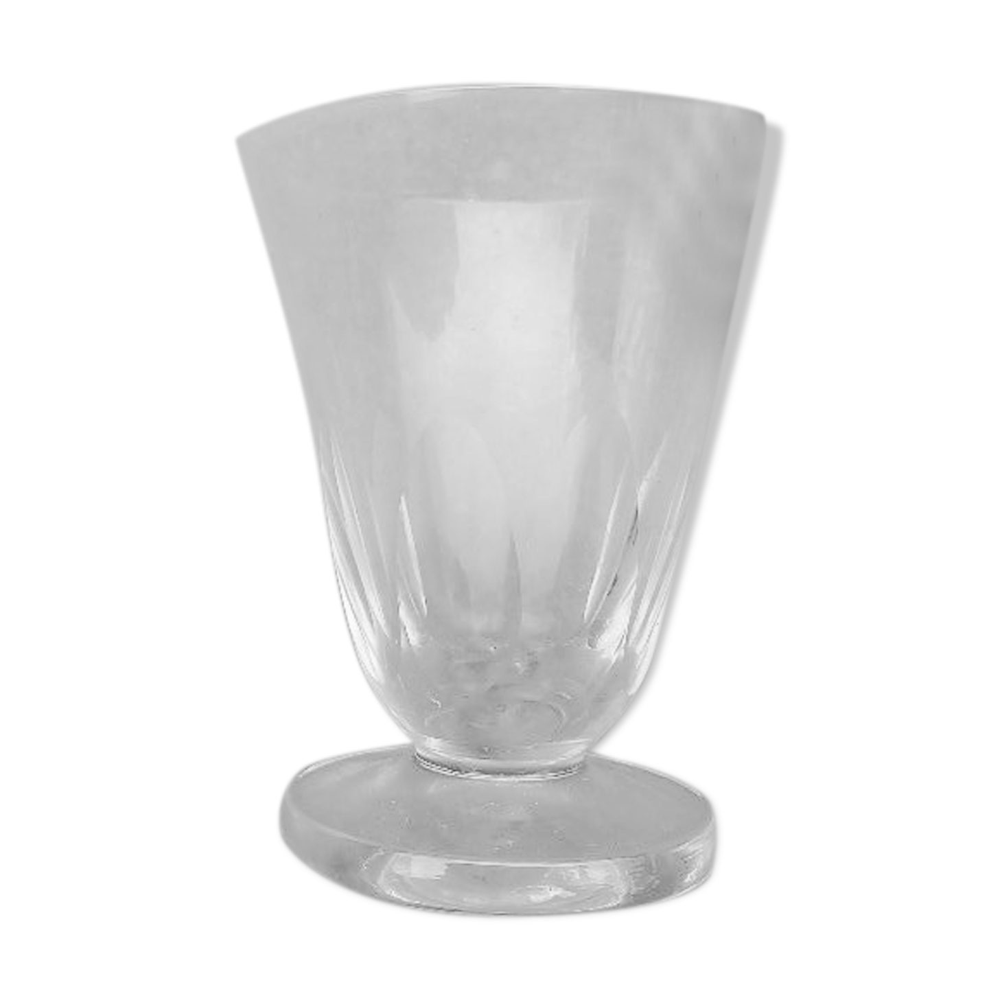 Produit BHV Set de 6 shots art déco modernistes en verre taillé