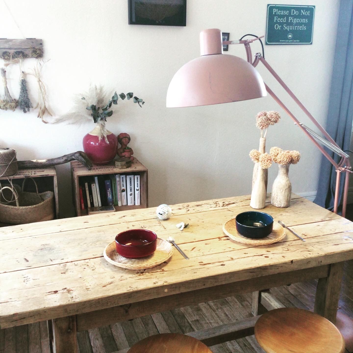 Solid oak farm table 152x72