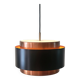 Fog & Mørup Saturn pendant lamp by Jo Hammerborg in copper & black, Danish design