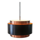 Fog & Mørup Saturn pendant lamp by Jo Hammerborg in copper & black, Danish design