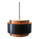Fog & Mørup Saturn pendant lamp by Jo Hammerborg in copper & black, Danish design