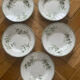Set of 5 deep plates Saint Amand Caifa