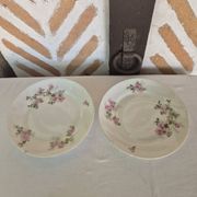 Pair of antique compote dishes