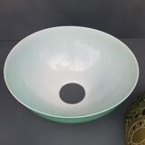 Opaline with its vintage chissed brass trim