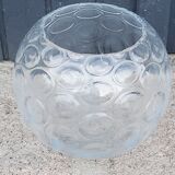 Pair of glass ball vases from the 70