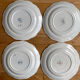 4 assiettes plates L'amandinoise