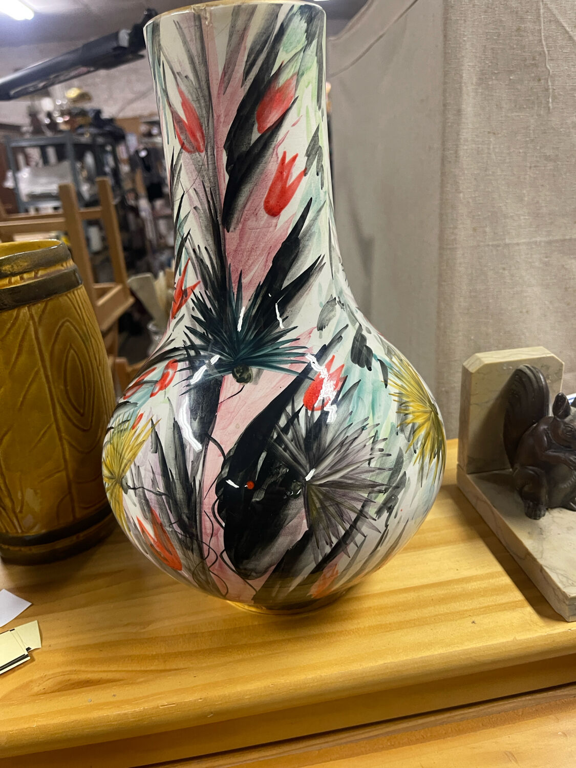 Porcelain flower vase Italy