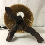Wood and sisal lamp – circa 60