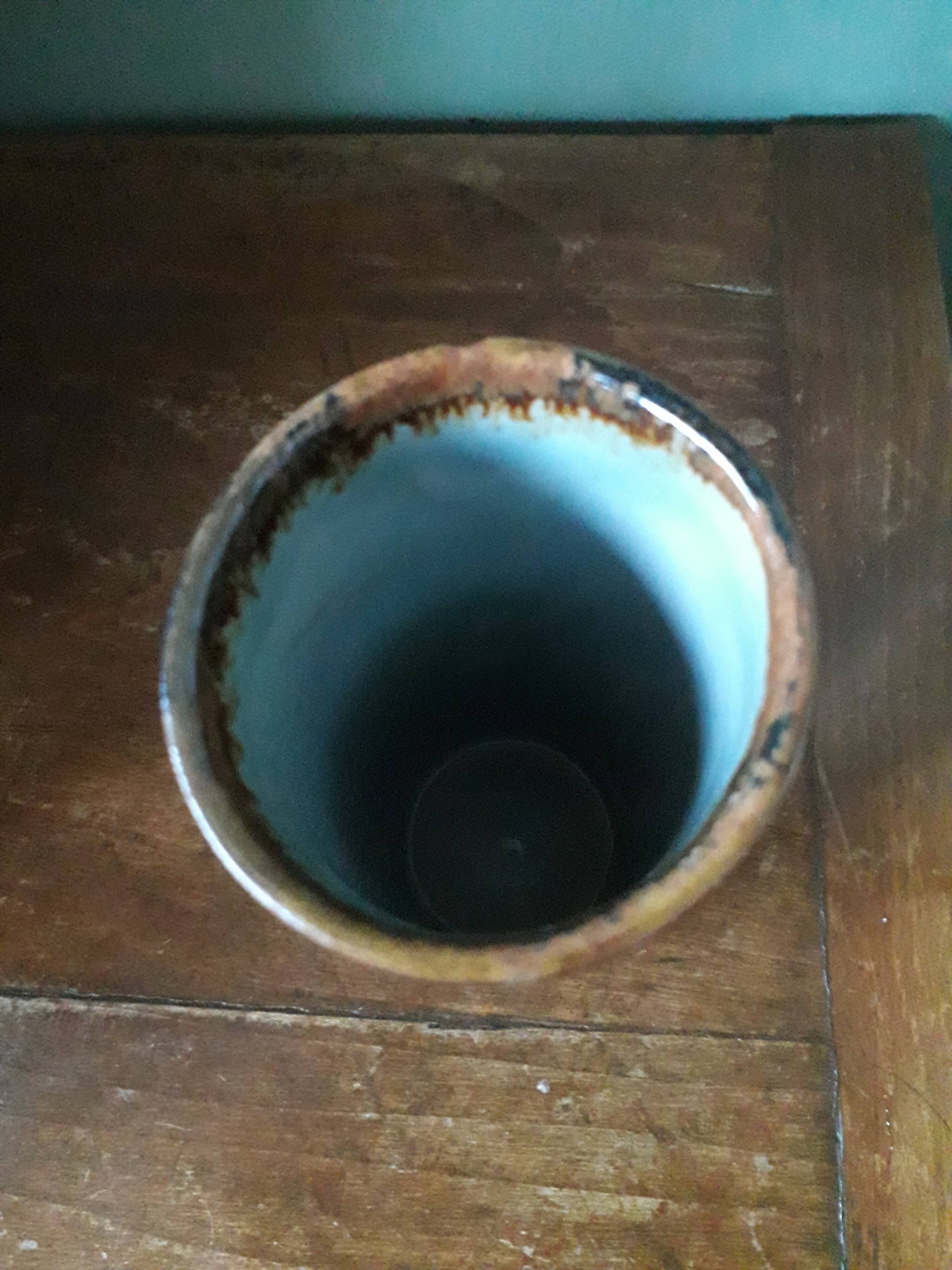 Vintage vase with original decor