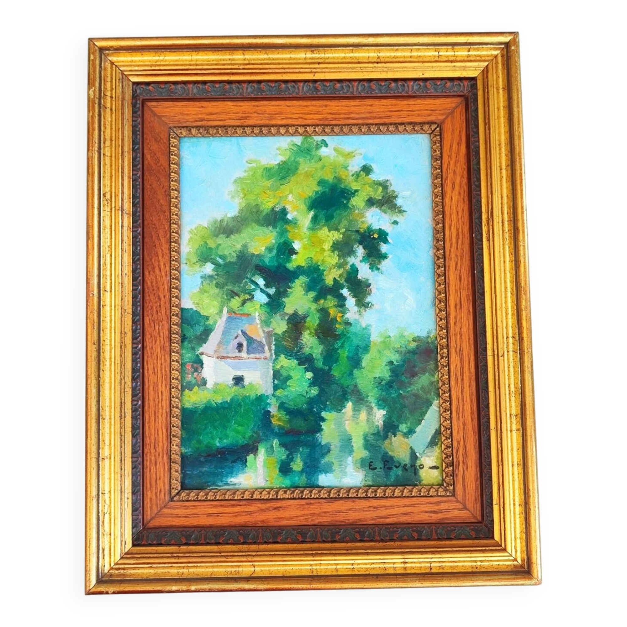 Oil painting by Édouard Jules Eveno