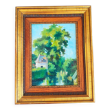 Peinture à l'huile d'Édouard Jules Eveno