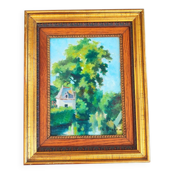 Oil painting by Édouard Jules Eveno