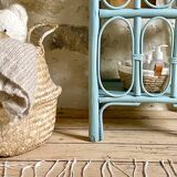 Rattan shelf