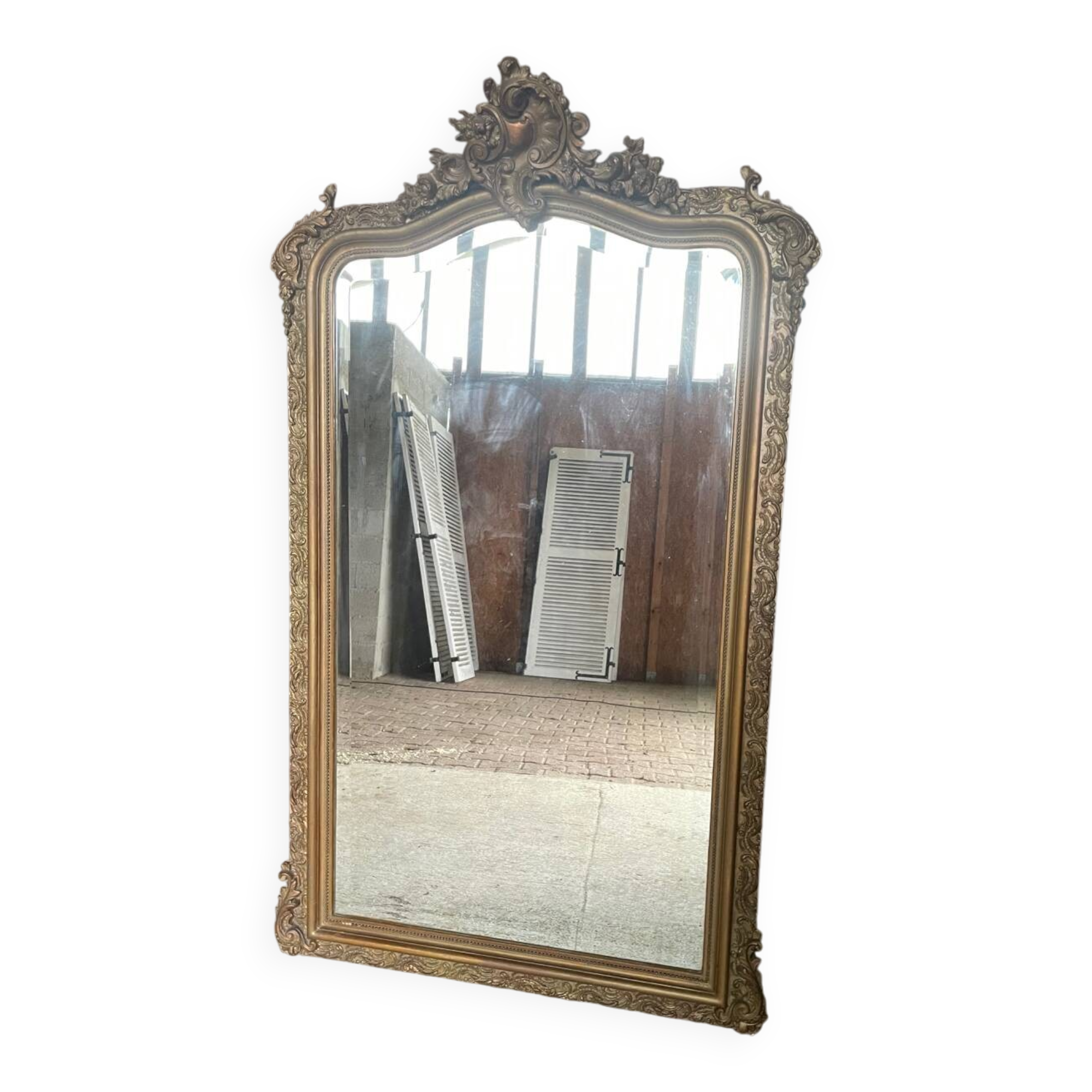 Large Louis XV style mirror