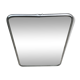 Old ice mirror barber contour aluminium  21x15cm
