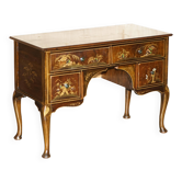 Chinese dresser circa 1920 in walnut with Chinoiserie decoration.