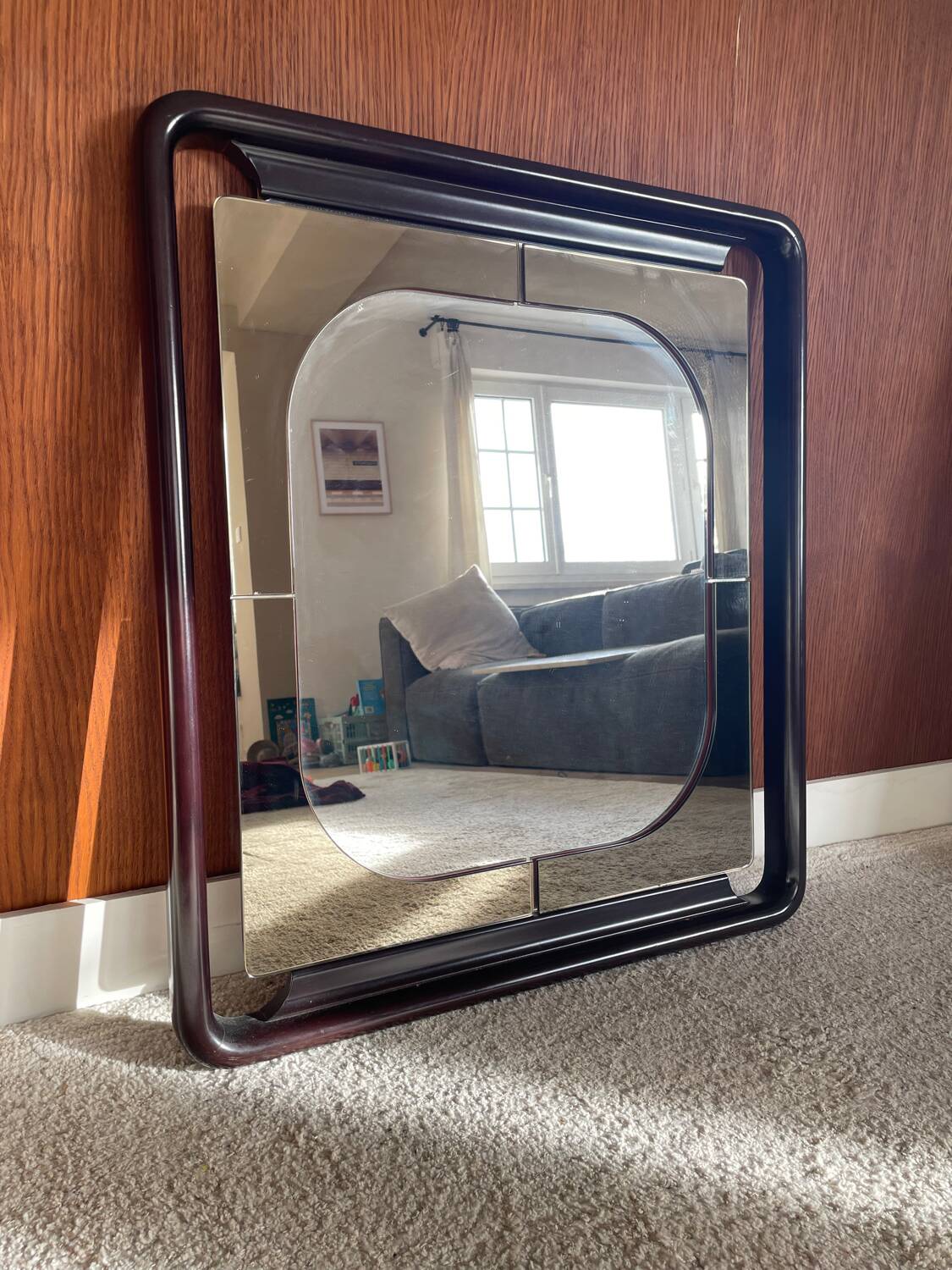 Square mirror, 1970s