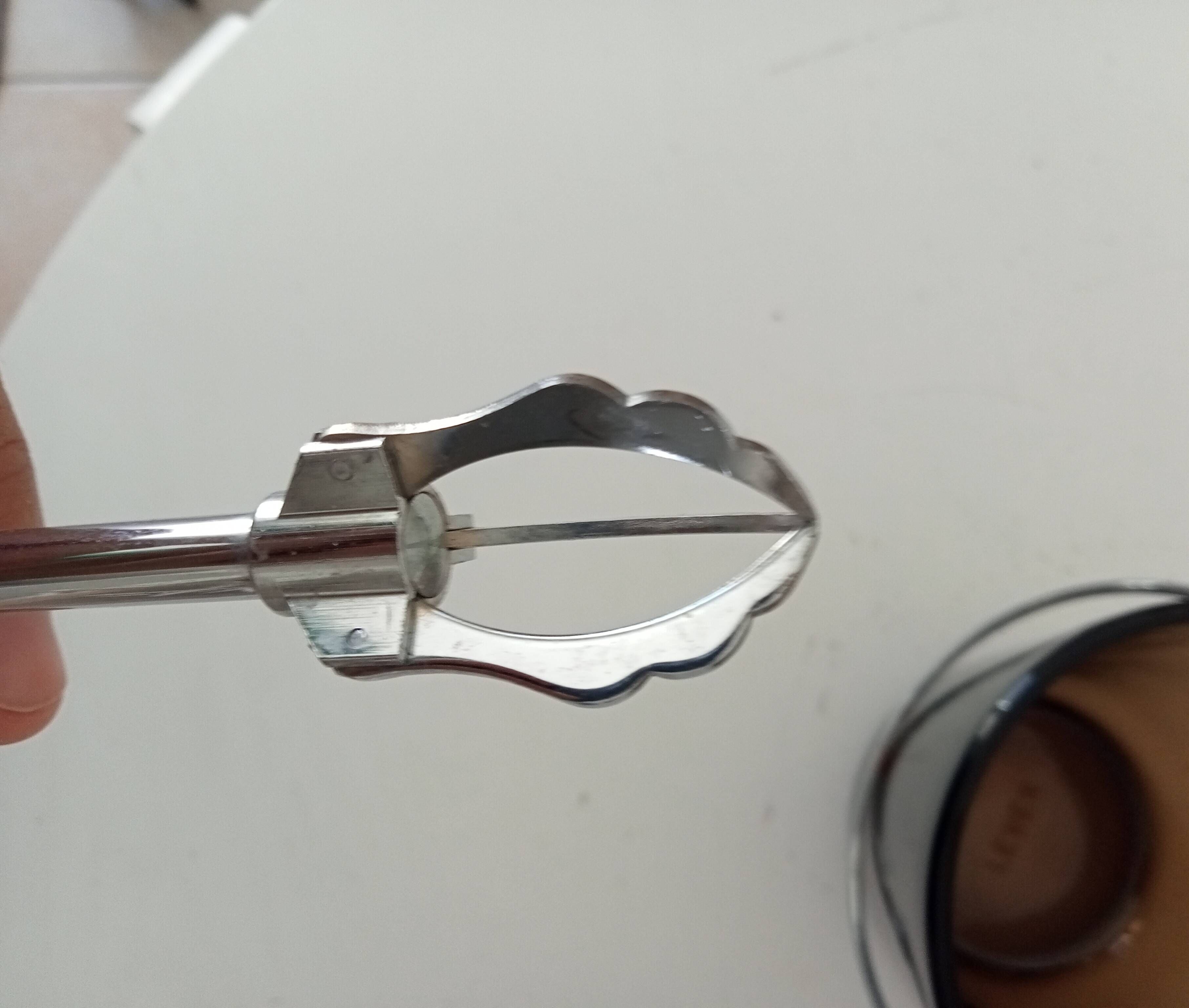 Vintage 1970s ice bucket and tongs.
