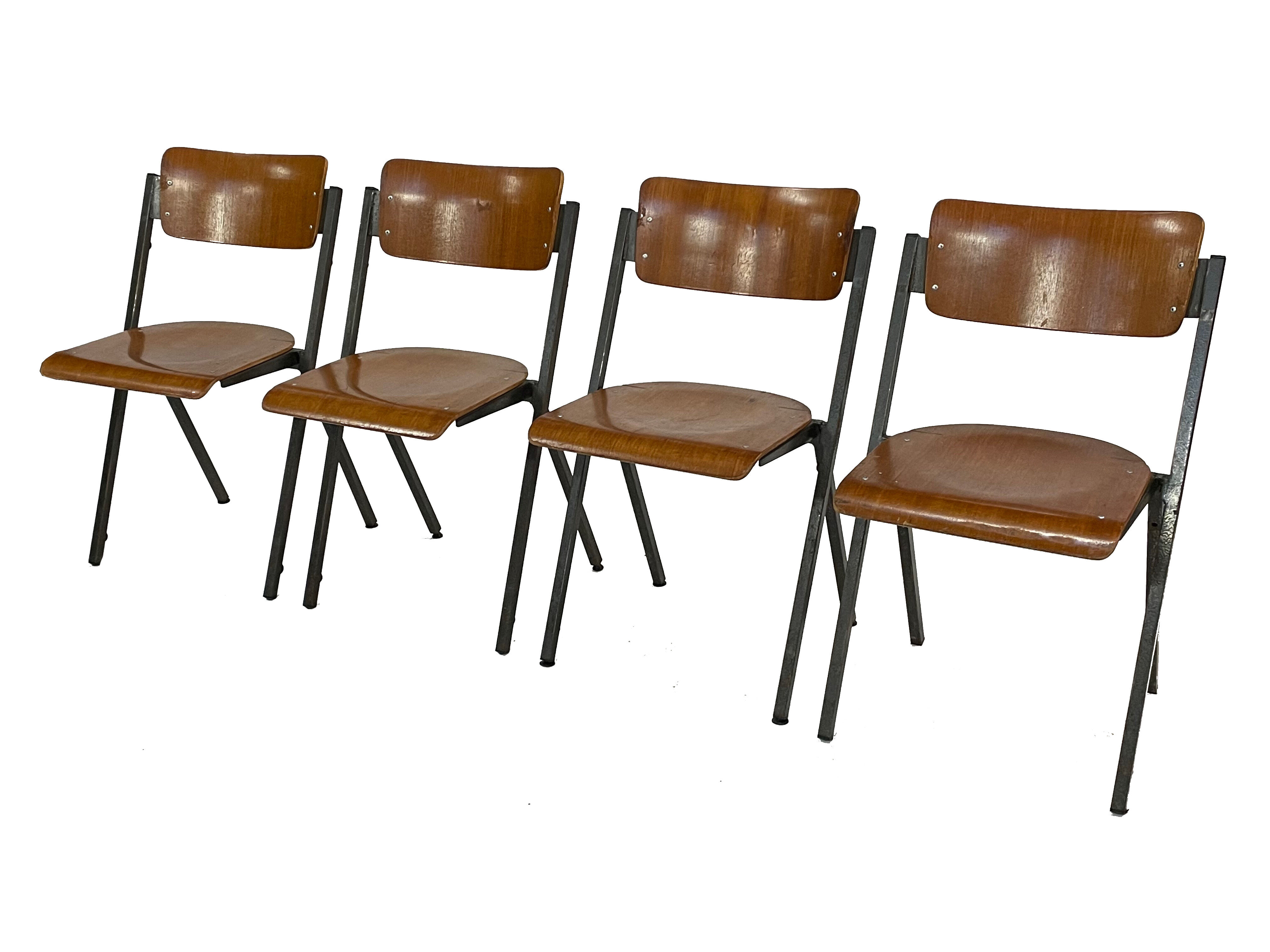 Set of four chairs 1960 Netherlands