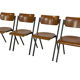Set of four chairs 1960 Netherlands