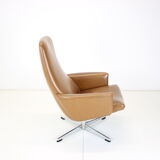 Midcentury Scandinavian Swivel Armchair, 1960s