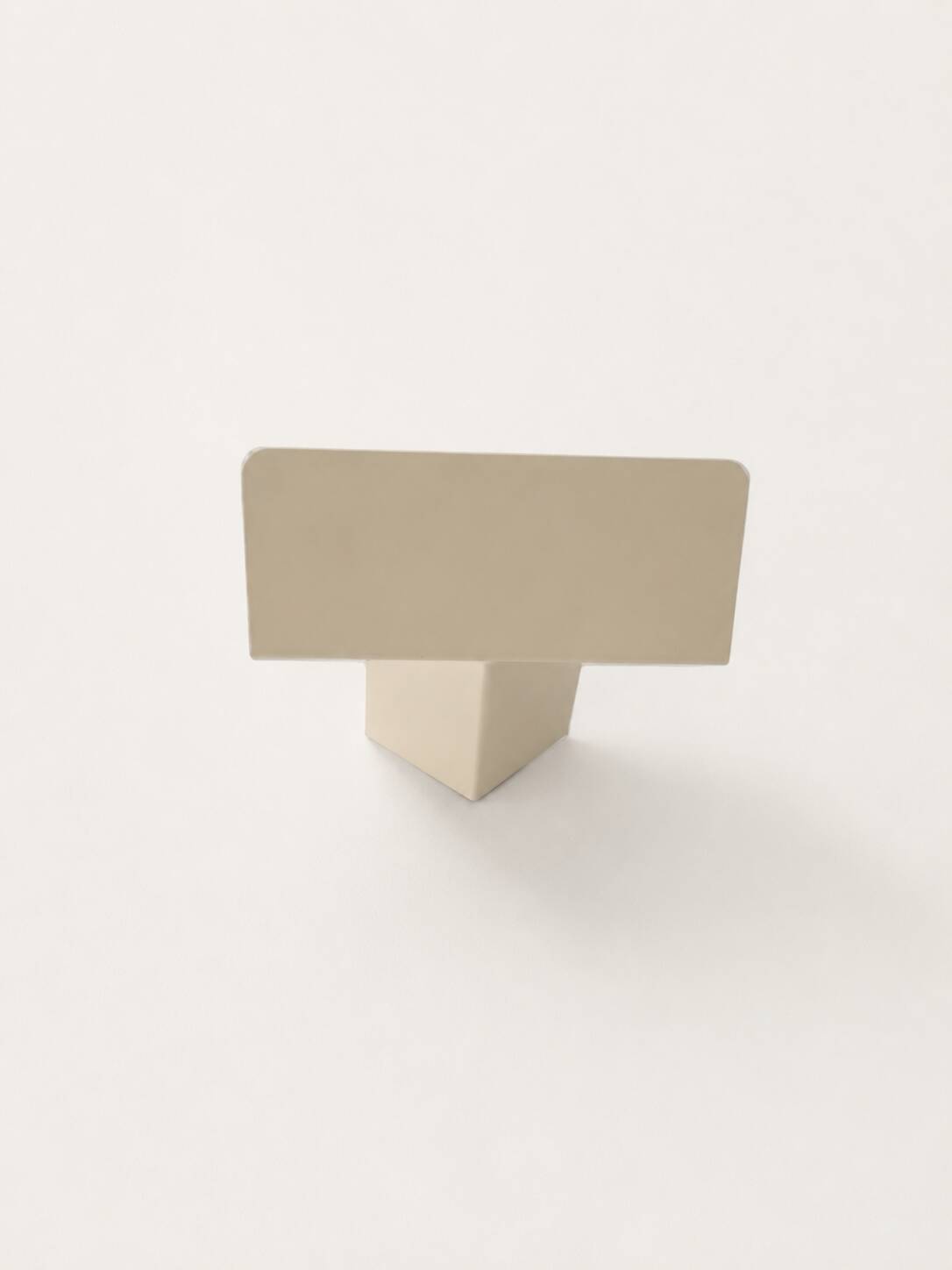 Pair of vintage wall sconces, matte white metal, France, 1970.