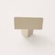 Pair of vintage wall sconces, matte white metal, France, 1970.