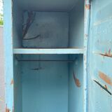 Vintage metal industrial wardrobe