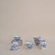 Set of 6 coffee cups and milk jug