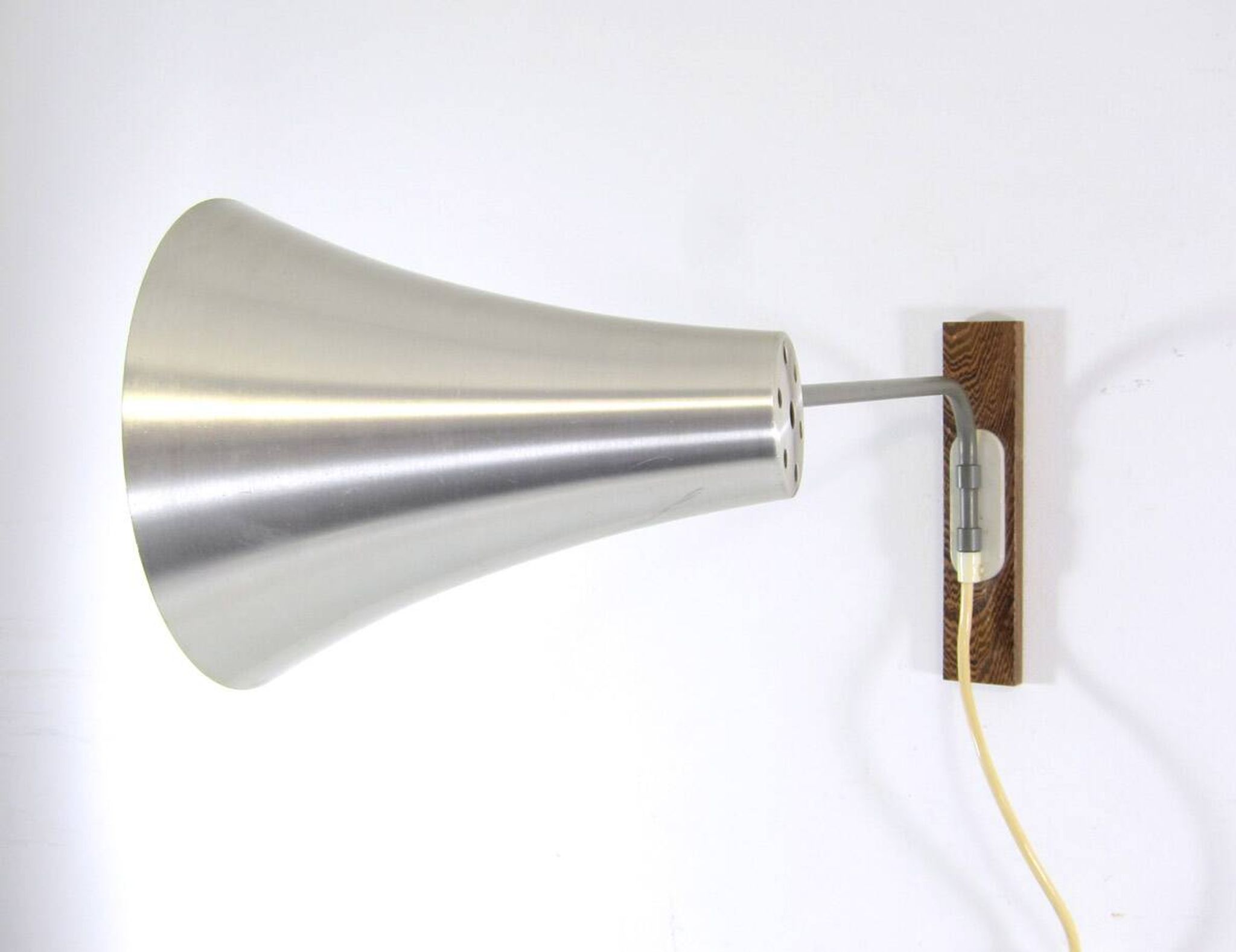 Lampe murale vintage Philips en aluminium des années cinquante